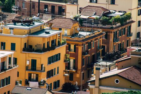 Vatican City Italy October 18, 2019 Cityscape of Rome from the St Peterâs Basilica, located in the Vatican City in the afternoonの写真素材