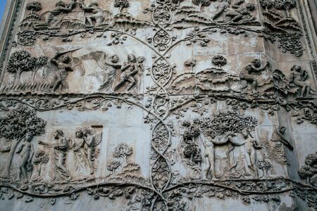 Florence Italy October 10, 2019 View of the Cathedral of Santa Maria del Fiore located in Florenceの写真素材