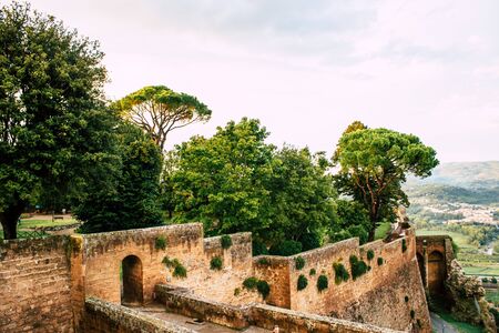 Rome Italy October 20, 2019 View of the Roman countryside in the region of Lazio in the afternoonの写真素材