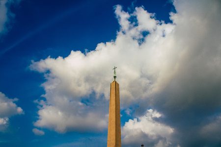 Vatican City, Italy October 18, 2019 View of historical building at St Peter's Square in Vatican City in the afternoonのeditorial素材