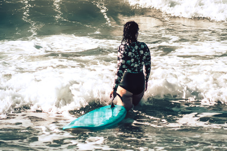 Tel Aviv Israel October 07, 2019 View of unknown Israeli people practicing surfing on Tel Aviv beach in the morningのeditorial素材