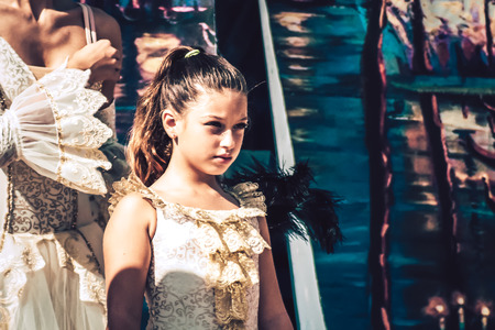 Rome Italy September 29, 2019 Celebrations of the 150th anniversary of the Italian gymnastics federation, public demonstration of young gymnasts in the streets of Rome near the Coliseumのeditorial素材