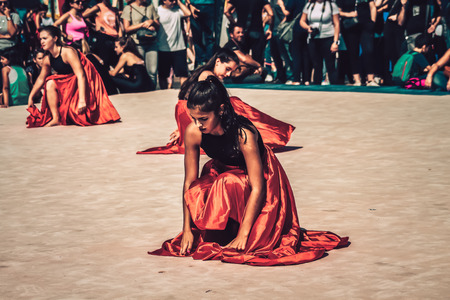 Rome Italy September 29, 2019 Celebrations of the 150th anniversary of the Italian gymnastics...