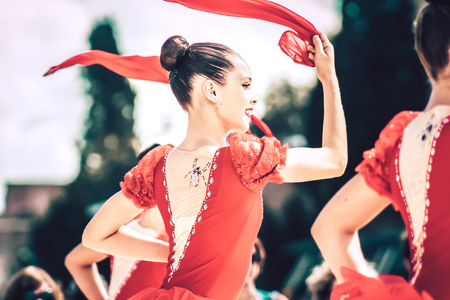 Rome Italy September 29, 2019 Celebrations of the 150th anniversary of the Italian gymnastics...