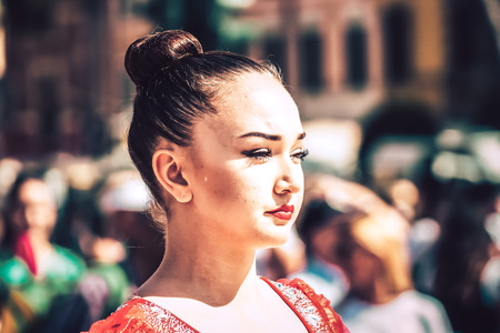 Rome Italy September 29, 2019 Celebrations of the 150th anniversary of the Italian gymnastics...