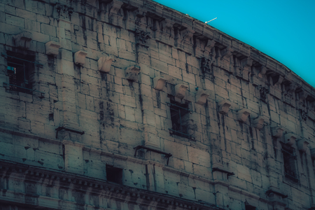 Rome Italy September 29, 2019 View of the Coliseum also known as the Flavian Amphitheatre, is an oval amphitheatre in the centre of the city of Romeのeditorial素材