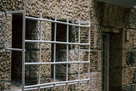Jerusalem Israel December 11, 2019 View of the facade of building in the Old city of Jerusalem in...