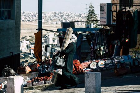 Palestinian Territory Bethlehem December 16, 2019 Closeup of decorative objects sold in a shop in Bethlehemの写真素材