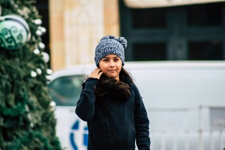Tel Aviv Israel December 25, 2019 View of unidentified people walking in the streets of Tel Aviv in the afternoonのeditorial素材