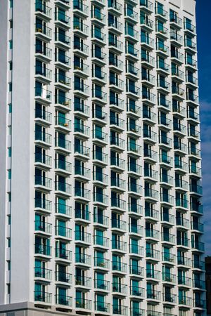 Tel Aviv Israel January 14, 2020 View of modern building in the streets of Tel Aviv in the afternoon