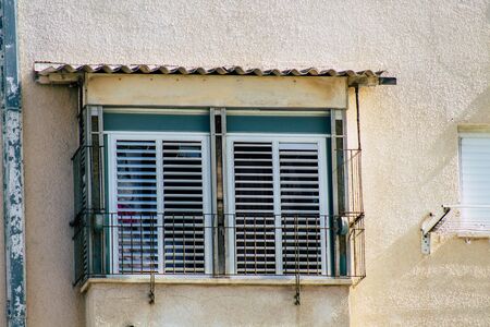 Tel Aviv Israel January 23, 2020 View of the facade of a modern building in the streets of Tel Aviv in the afternoonの写真素材