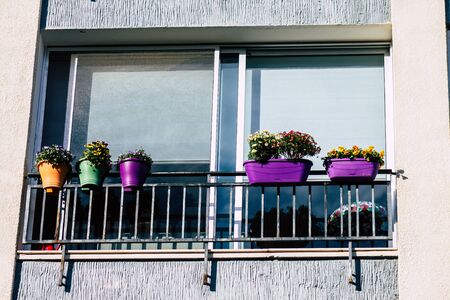 Tel Aviv Israel February 04, 2020 View of a modern building in the streets of Tel Aviv in the...