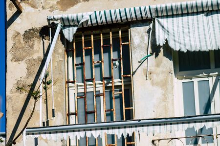Tel Aviv Israel February 20, 2020 View of the facade of a modern buildings in the streets of Tel Aviv in the afternoonのeditorial素材