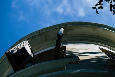 Tel Aviv Israel February 20, 2020 View of the facade of a modern buildings in the streets of Tel...