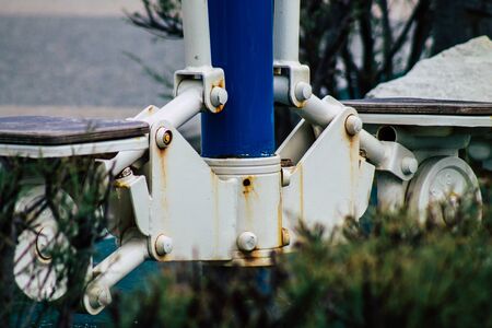 Limassol Cyprus March 20, 2020 View of public sports facilities without anyone due to the epidemic of Coronavirus in the city of Limassolの写真素材