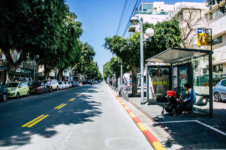 Tel Aviv Israel March 31, 2020 View of empty streets of Tel Aviv during of the quarantine of the population to prevent the spread of coronavirusのeditorial素材