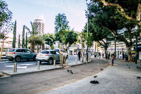 Tel Aviv Israel March 31, 2020 View of empty streets of Tel Aviv during of the quarantine of the population to prevent the spread of coronavirusのeditorial素材