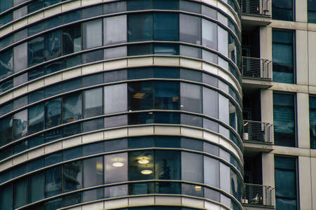 Ramat Gan, Israel January 08, 2020 View a new building located in the city of Ramat Gan part of the...