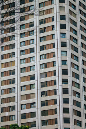Tel Aviv Israel February 11, 2020 View of a modern building in the streets of Tel Aviv in the...