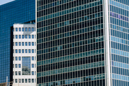 Tel Aviv Israel June 15, 2019 View of traditional building in the streets of Tel Aviv in the...
