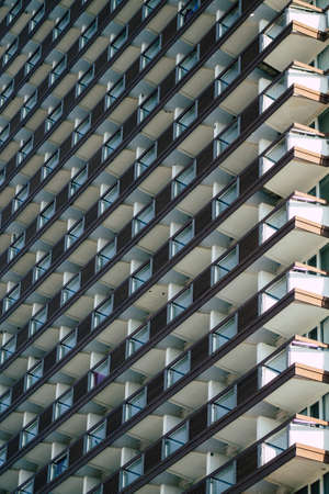 Tel Aviv Israel June 10, 2019 View of building located front the beach at Tel Aviv in the afternoonのeditorial素材