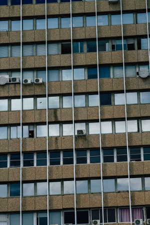 Tel Aviv Israel June 13, 2019 View of traditional building in the streets of Tel Aviv in the afternoonのeditorial素材