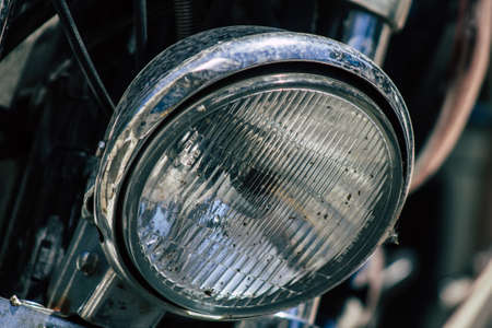 Limassol Cyprus May 10, 2020 Closeup of a Honda VLX motorcycle parked in the streets of Limassol in Cyprus islandのeditorial素材