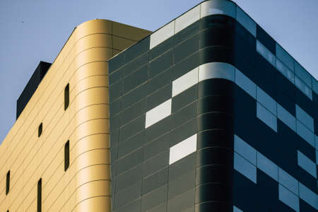 Limassol Cyprus May 19, 2020 View of the facade of a building in the streets of Limassol in Cyprus islandのeditorial素材