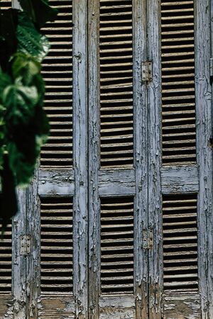 Limassol Cyprus May 30, 2020 View of the facade of a Cypriot house located right in the heart of the...