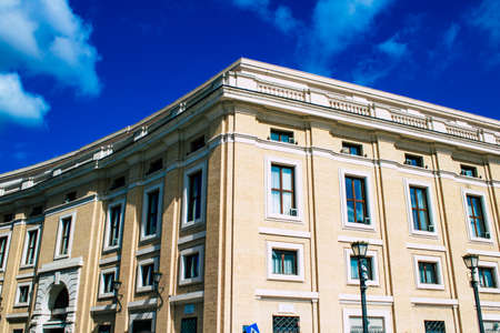 Vatican City, Italy October 18, 2019 View of the St Peter's Basilica in the Vatican City in the eveningのeditorial素材