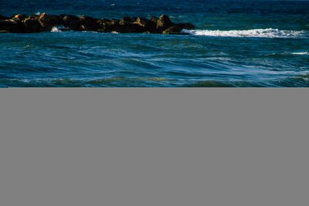 Tel Aviv Israel January 29, 2020 View of unidentified Israeli people having fun on the beach of Tel...