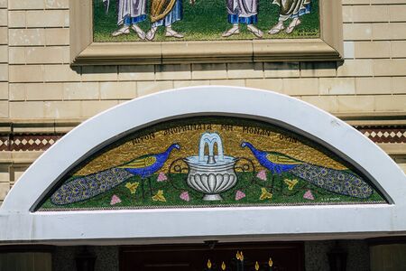 Limassol Cyprus June 11, 2020 View of an Orthodox church in the city of Limassol in Cyprus island