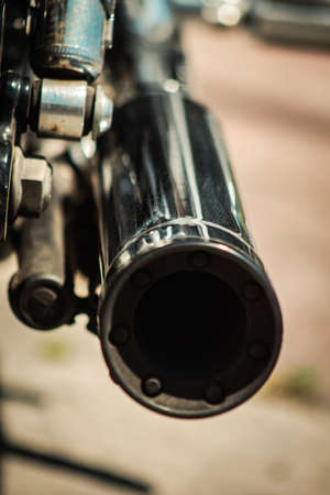 Limassol Cyprus June 27, 2020 Closeup of a Sportster 883R Harley Davidson motorcycle parked in the streets of Limassol in Cyprus Islandのeditorial素材