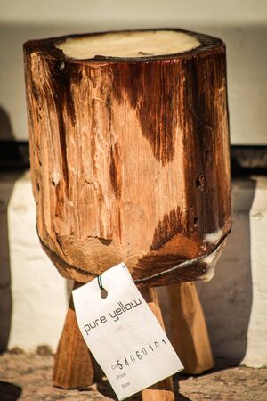 Limassol Cyprus June 30, 2020 Closeup of decorative object sold in a handicraft shop located in the old city of Limassol in Cyprus islandの写真素材