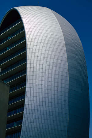 Limassol Cyprus May 10, 2020 View of the facade of a building in the streets of Limassol in Cyprus islandのeditorial素材