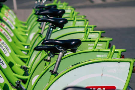Budapest Hungary july 11, 2020 View of the gothic architecture of historical building in the downtown area of Budapest, capital of Hungary and the most populous city of Hungaryのeditorial素材