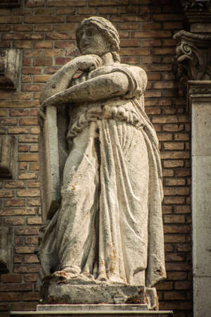 Budapest Hungary july 11, 2020 View of the gothic architecture of the university located in the downtown area of Budapest, capital of Hungary and the most populous city of Hungaryのeditorial素材