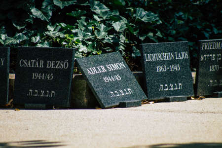 Budapest Hungary july 15, 2020 View of The DohÃ¡ny Street Synagogue also known as the Great Synagogue, is a historical building in Erzsebetvaros and the largest synagogue of Europeのeditorial素材