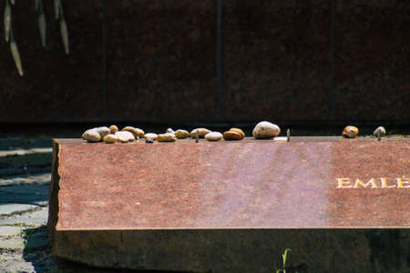 Budapest Hungary july 15, 2020 View of The DohÃ¡ny Street Synagogue also known as the Great Synagogue, is a historical building in Erzsebetvaros and the largest synagogue of Europeのeditorial素材