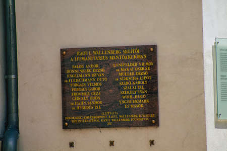 Budapest Hungary july 15, 2020 View of The DohÃ¡ny Street Synagogue also known as the Great Synagogue, is a historical building in Erzsebetvaros and the largest synagogue of Europeのeditorial素材