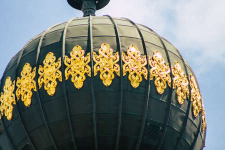 Budapest Hungary july 15, 2020 View of The DohÃ¡ny Street Synagogue also known as the Great...