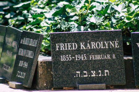 Budapest Hungary july 15, 2020 View of The DohÃ¡ny Street Synagogue also known as the Great Synagogue, is a historical building in Erzsebetvaros and the largest synagogue of Europeのeditorial素材