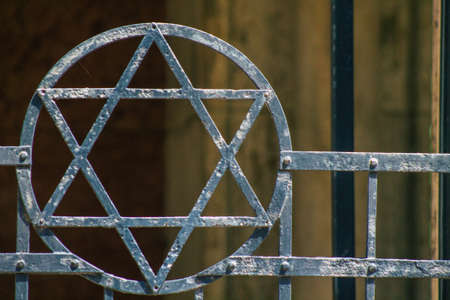 Budapest Hungary july 15, 2020 View of The DohÃ¡ny Street Synagogue also known as the Great Synagogue, is a historical building in Erzsebetvaros and the largest synagogue of Europeのeditorial素材