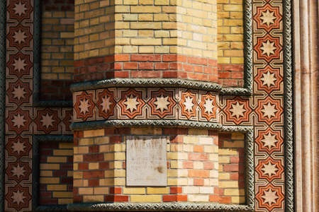 Budapest Hungary july 15, 2020 View of The DohÃ¡ny Street Synagogue also known as the Great Synagogue, is a historical building in Erzsebetvaros and the largest synagogue of Europeのeditorial素材