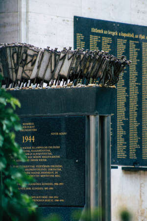 Budapest Hungary july 15, 2020 View of The DohÃ¡ny Street Synagogue also known as the Great Synagogue, is a historical building in Erzsebetvaros and the largest synagogue of Europeのeditorial素材