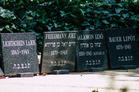 Budapest Hungary july 15, 2020 View of The DohÃ¡ny Street Synagogue also known as the Great Synagogue, is a historical building in Erzsebetvaros and the largest synagogue of Europeのeditorial素材