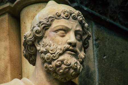 Reims France September 04, 2020 View of the exterior facade of the Roman Catholic Notre Dame de Reims Cathedral, a historical monument in the Grand Est region of France and one of the oldest in Europeのeditorial素材