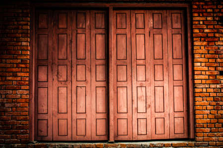 View of the facade of an old house from Nepal