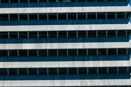 Lisbon Portugal july 25, 2020 View of the facade of modern buildings in the downtown area of Lisbon,...