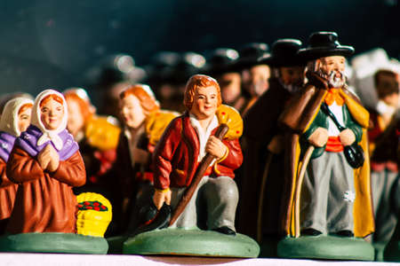 Closeup of decorative item sold in a souvenir shop for tourist in the downtown